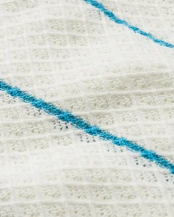 Knitwear|Sweaters|Passenger Migrate Organic Knitted Sweater - Blue Pool Stripe BluePoolStripe