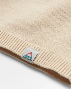 Knitwear|Sweaters|Passenger Migrate Organic Knitted Sweater - Oat Multi Stripe OatMultiStripe