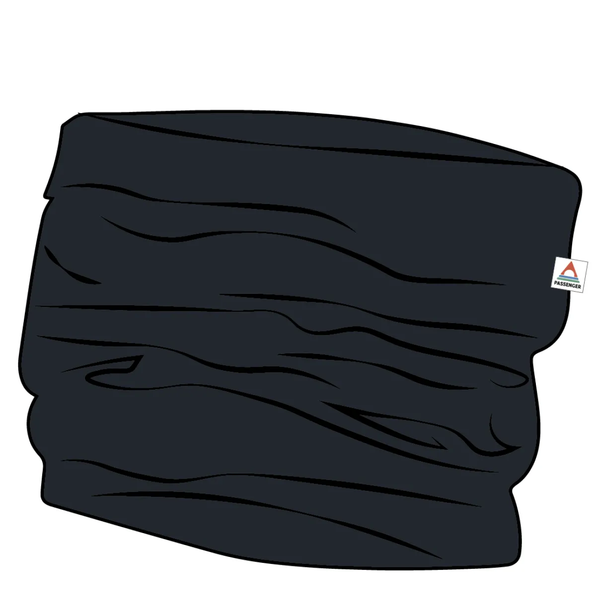 Neckwear & Snoods|Accessories|Passenger Mist Recycled Neck Gaiter - Black