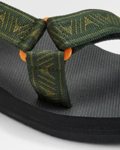 Footwear|Flip Flops & Sandals|Passenger Monterey Sandal - Khaki Green KhakiGreen