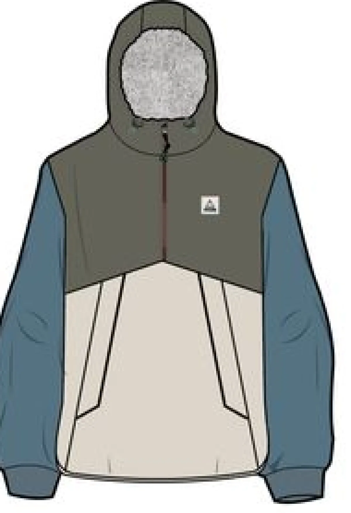 Insulated|Jackets|Passenger Moonlight Recycled Insulated Pullover - Dusty Olive DustyOlive