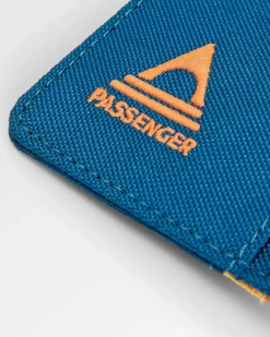 Backpacks & Bags|Backpacks & Bags|Passenger Mountain Recycled Card Holder - Tidal Blue Orange Multi TidalBlueOrangeMulti