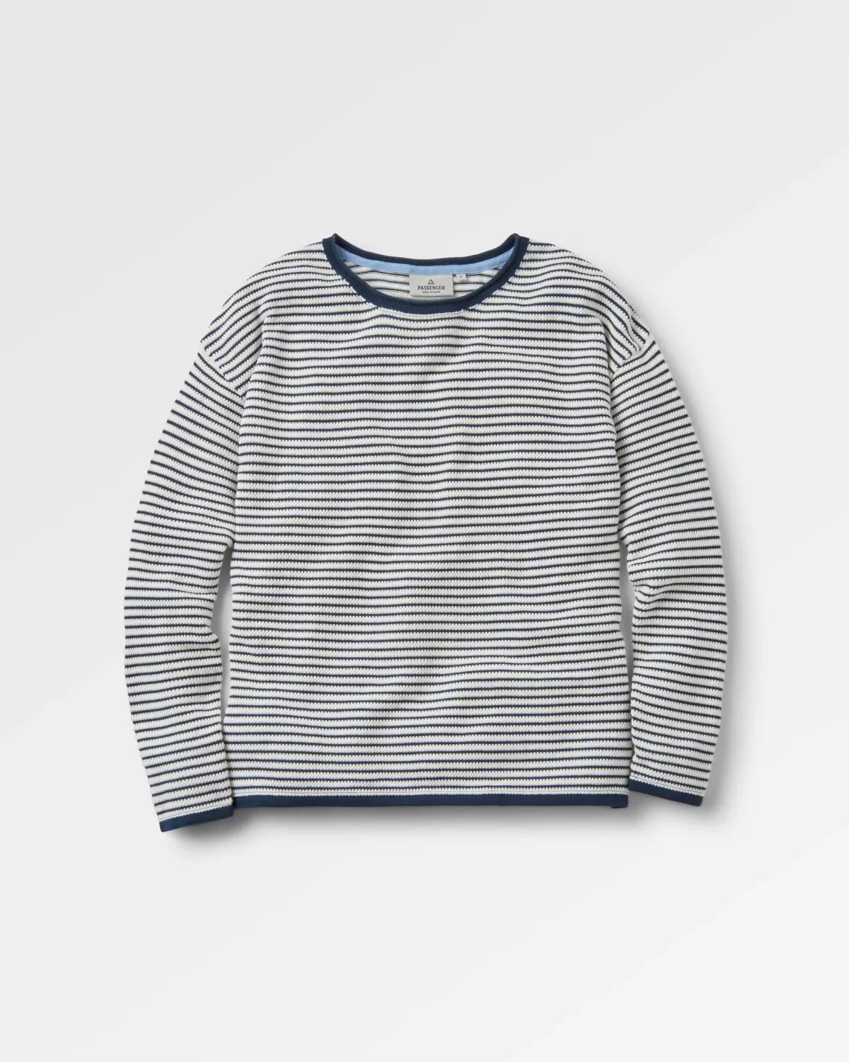Knitwear|Sweaters|Passenger Muir Organic Knitted Sweater - Off White Stripe OffWhiteStripe