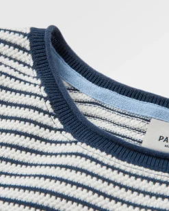 Knitwear|Sweaters|Passenger Muir Organic Knitted Sweater - Off White Stripe OffWhiteStripe