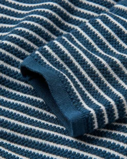 Knitwear|Sweaters|Passenger Muir Organic Knitted Sweater - Dark Denim DarkDenim