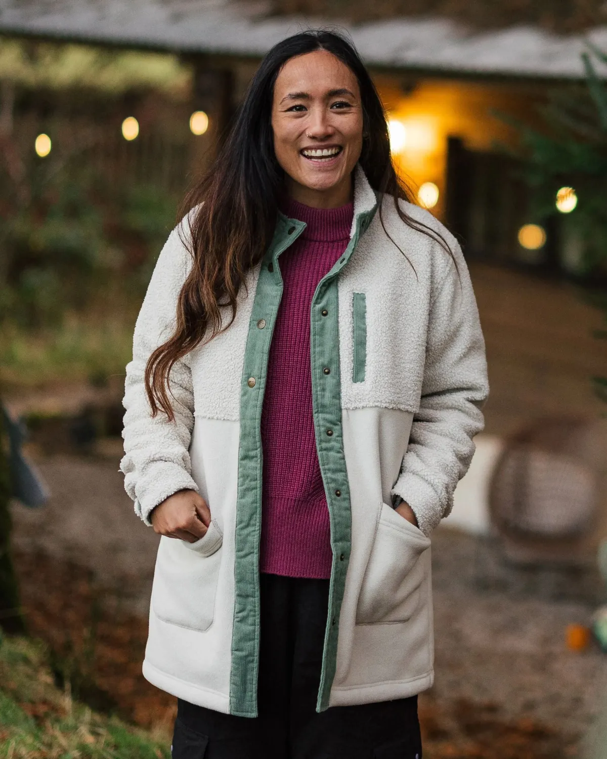 Fleece|Jackets|Passenger Nash Recycled Fleece Jacket - Vintage White VintageWhite
