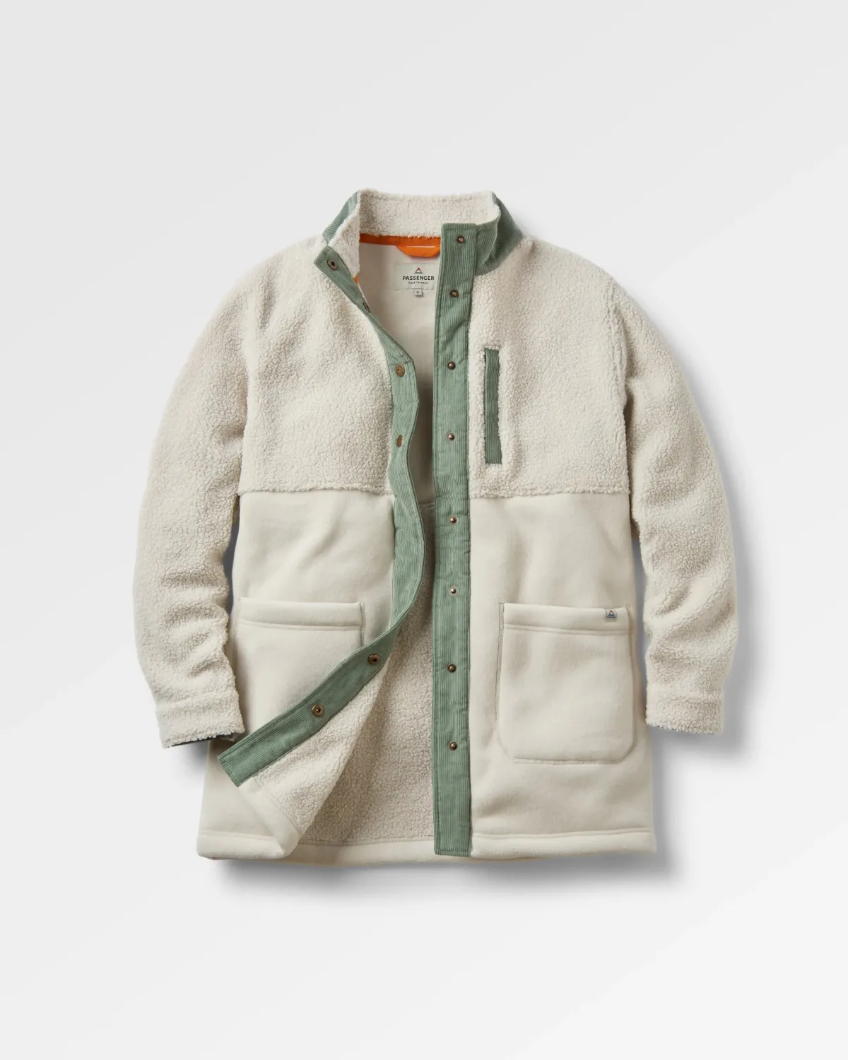 Fleece|Jackets|Passenger Nash Recycled Fleece Jacket - Vintage White VintageWhite