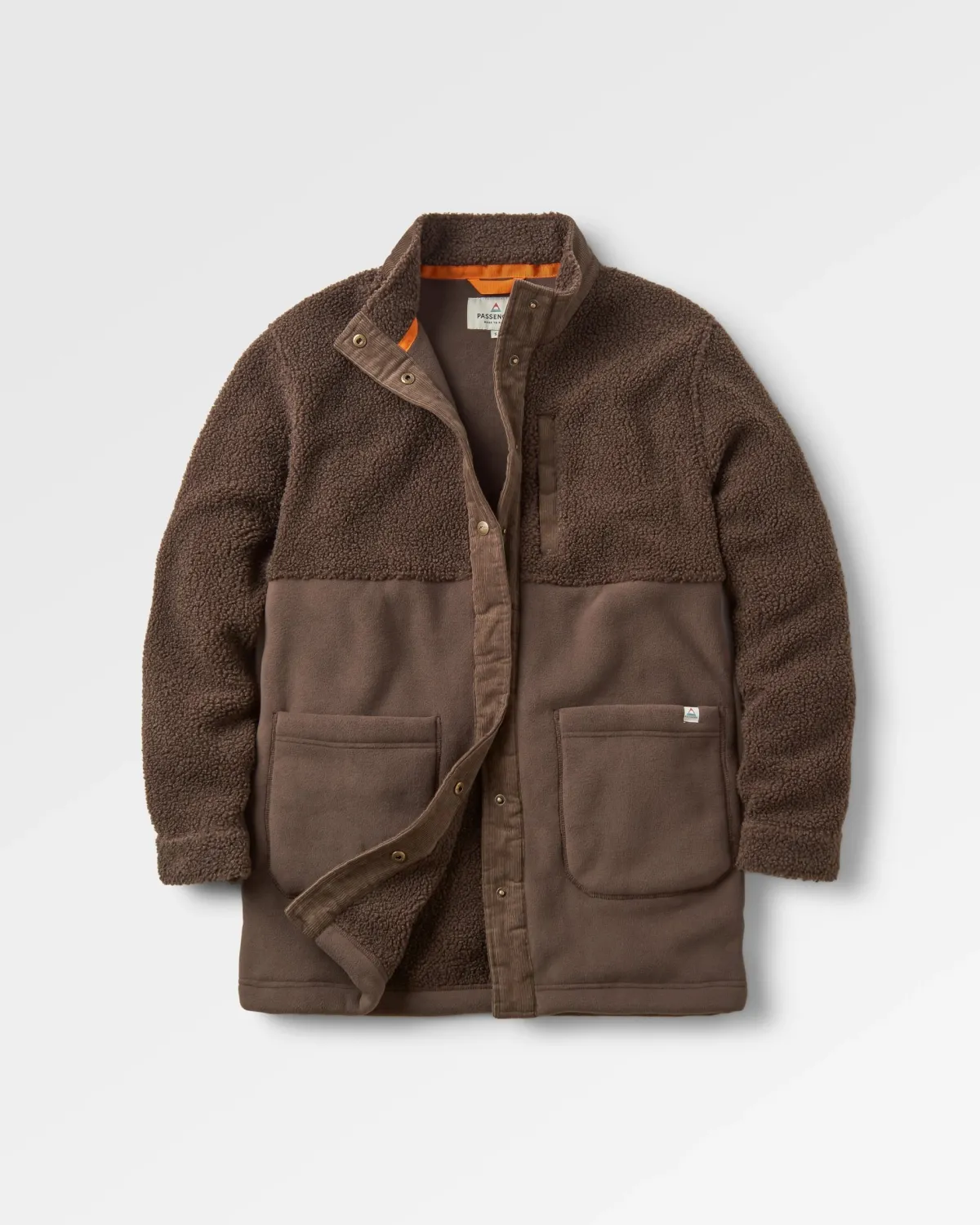 Fleece|Jackets|Passenger Nash Recycled Fleece Jacket - Coffee