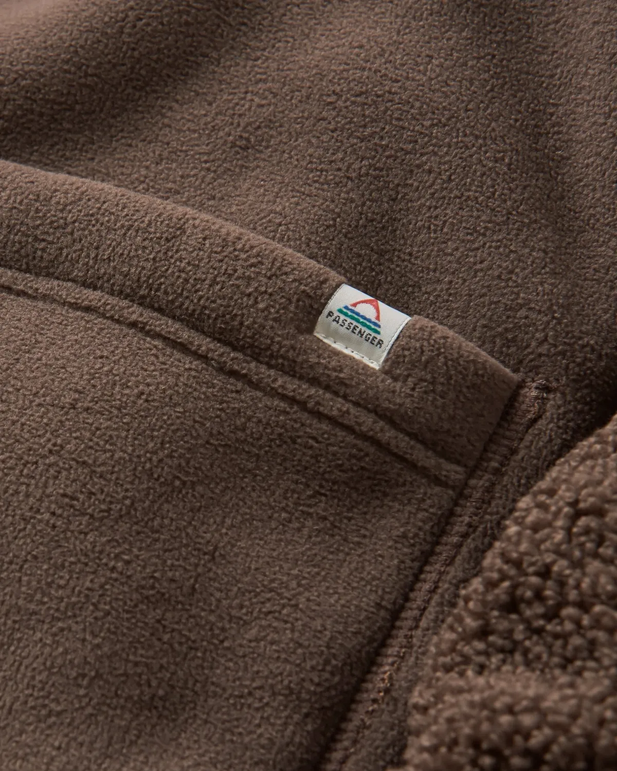 Fleece|Jackets|Passenger Nash Recycled Fleece Jacket - Coffee