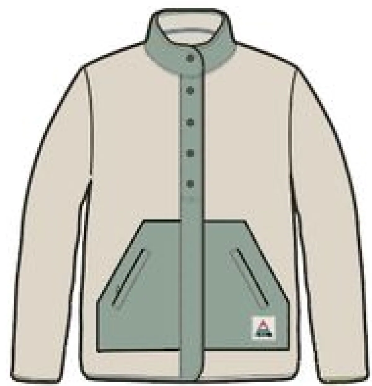 Fleece|Fleece|Passenger Navegado Recycled Polar Fleece - Oatmeal