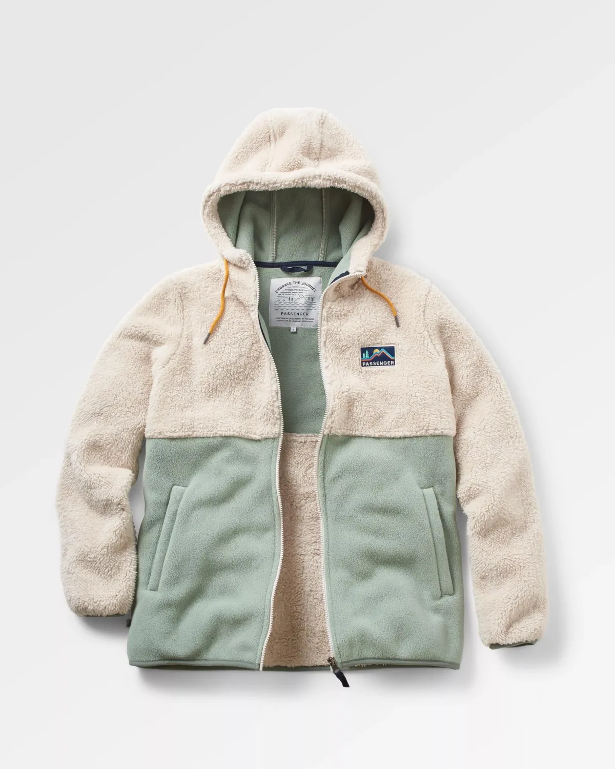 Fleece|Fleece|Passenger Nestling Recycled Polar-Lined Sherpa Fleece - Vintage White VintageWhite
