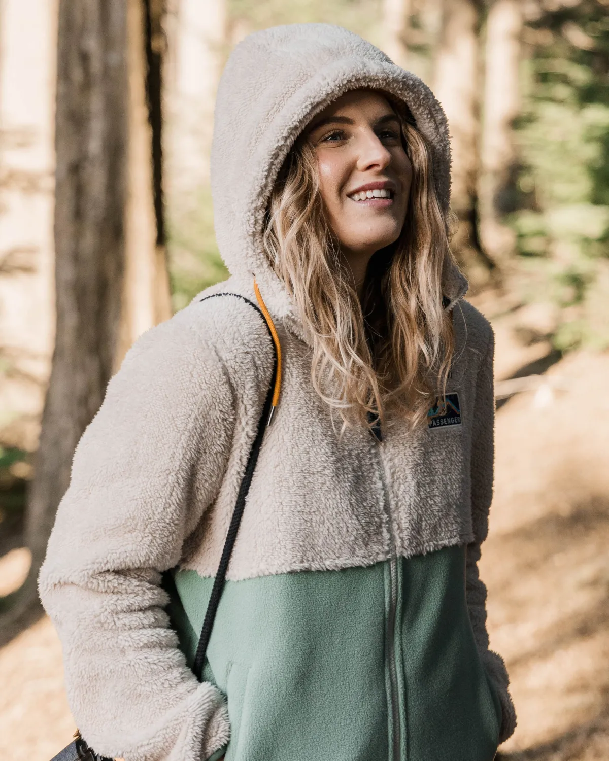Fleece|Fleece|Passenger Nestling Recycled Polar-Lined Sherpa Fleece - Vintage White VintageWhite