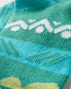 Socks|Passenger Nettle Organic Patterned Socks - Arctic