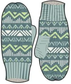 Gloves|Passenger Nettle Recycled Fleece Lined Mittens - Arctic