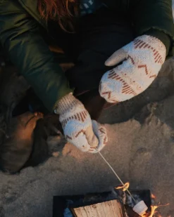Gloves|Passenger Nettle Recycled Fleece Lined Mittens - Birch