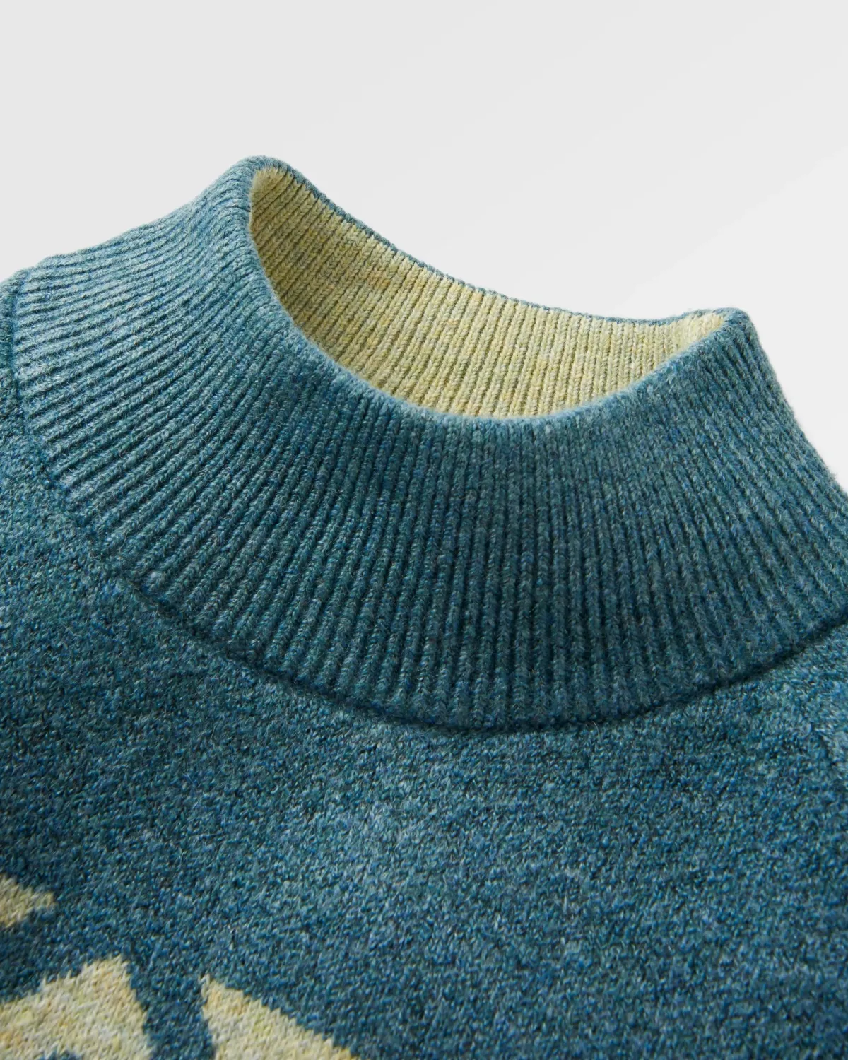Knitwear|Sweaters|Passenger Nettle Recycled Knitted Sweater - Arctic