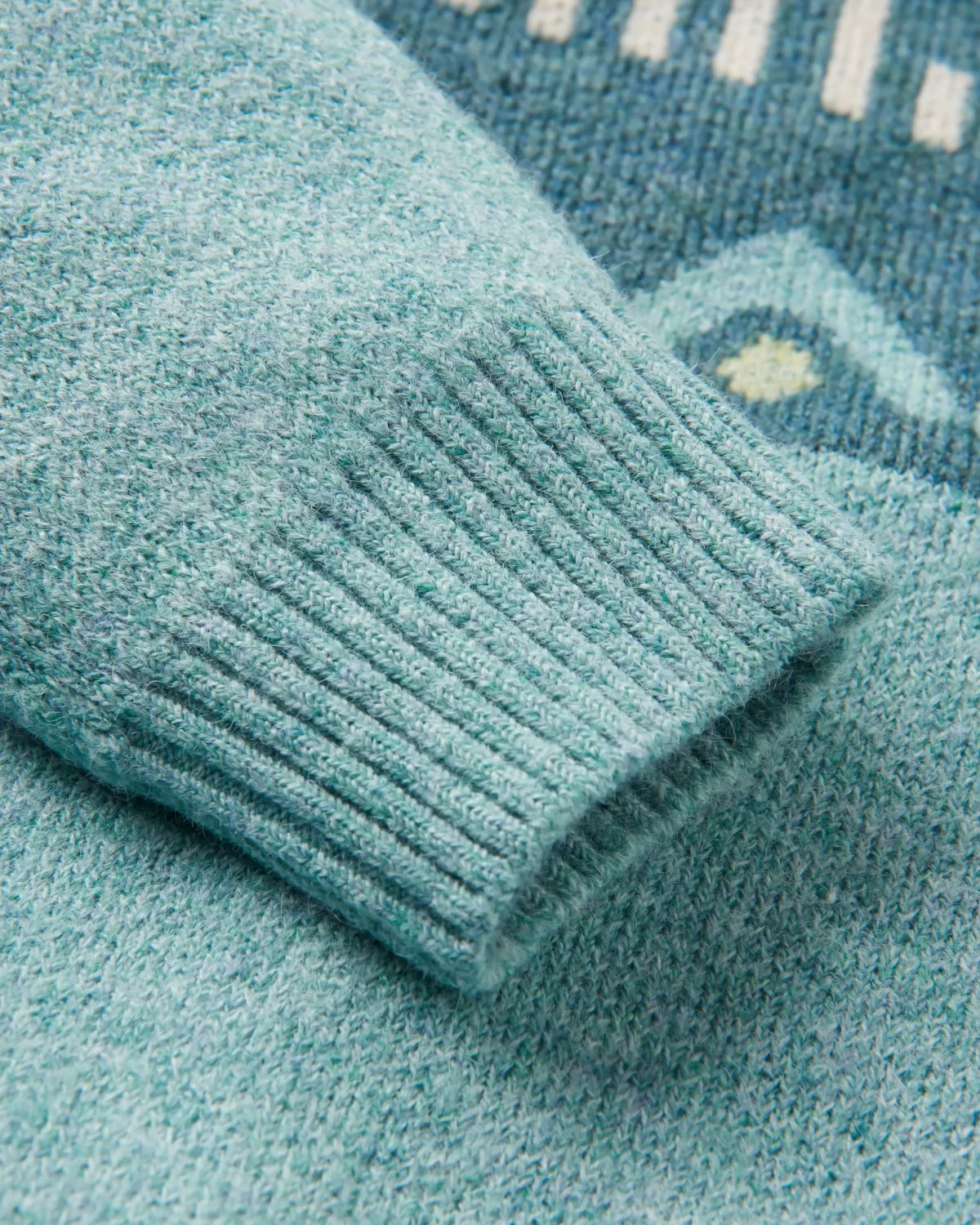 Knitwear|Sweaters|Passenger Nettle Recycled Knitted Sweater - Arctic