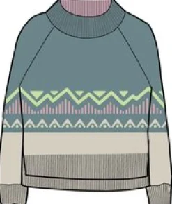 Knitwear|Sweaters|Passenger Nettle Recycled Knitted Sweater - Arctic