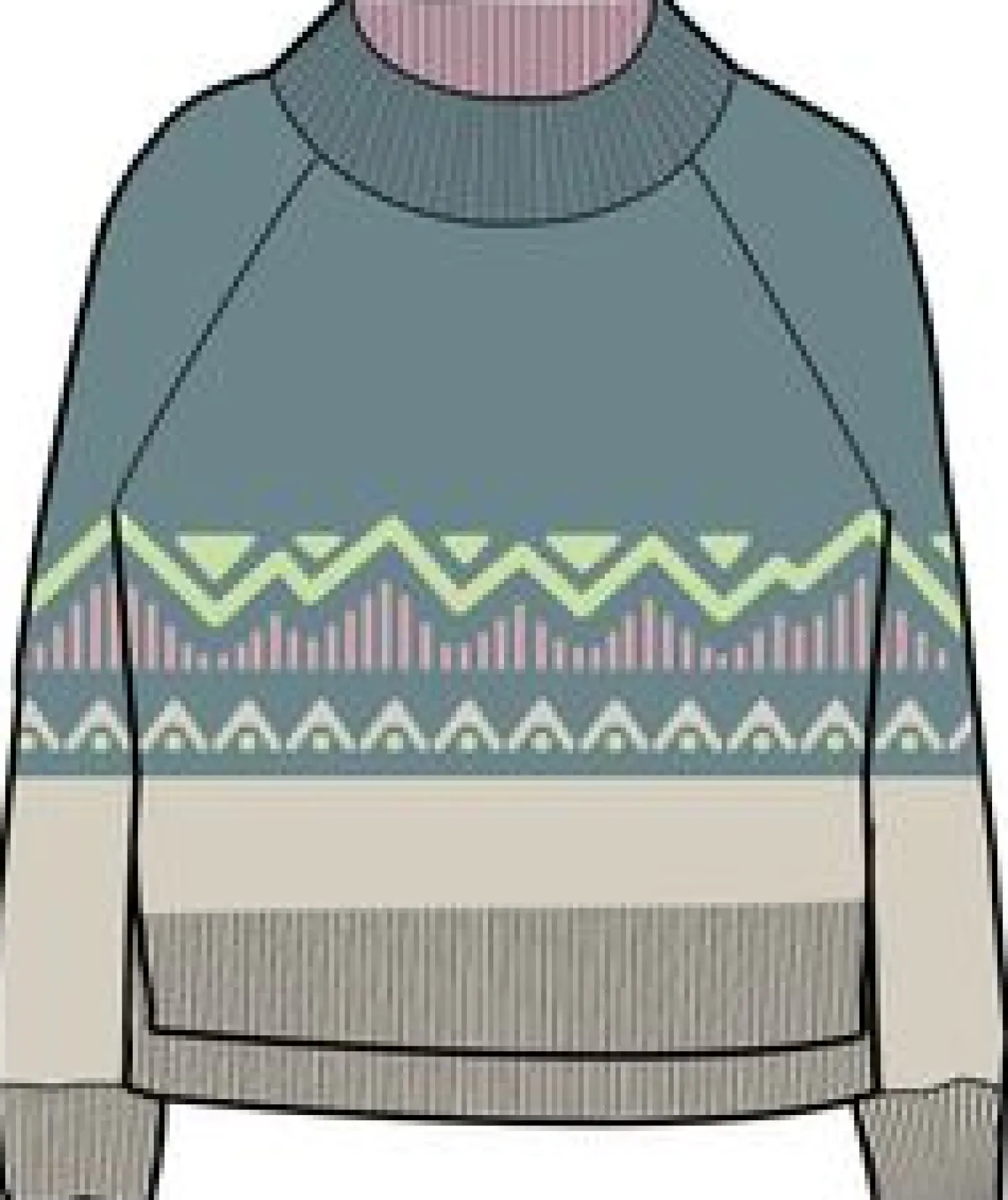 Knitwear|Sweaters|Passenger Nettle Recycled Knitted Sweater - Arctic