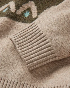 Sweaters|Knitwear|Passenger Nettle Recycled Knitted Sweater - Khaki Green KhakiGreen