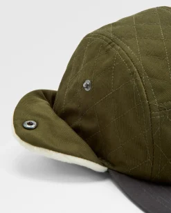 Hats & Caps|Caps & Hats|Passenger Nightfall Recycled Polar Fleece Lined Hat - Dusty Olive DustyOlive