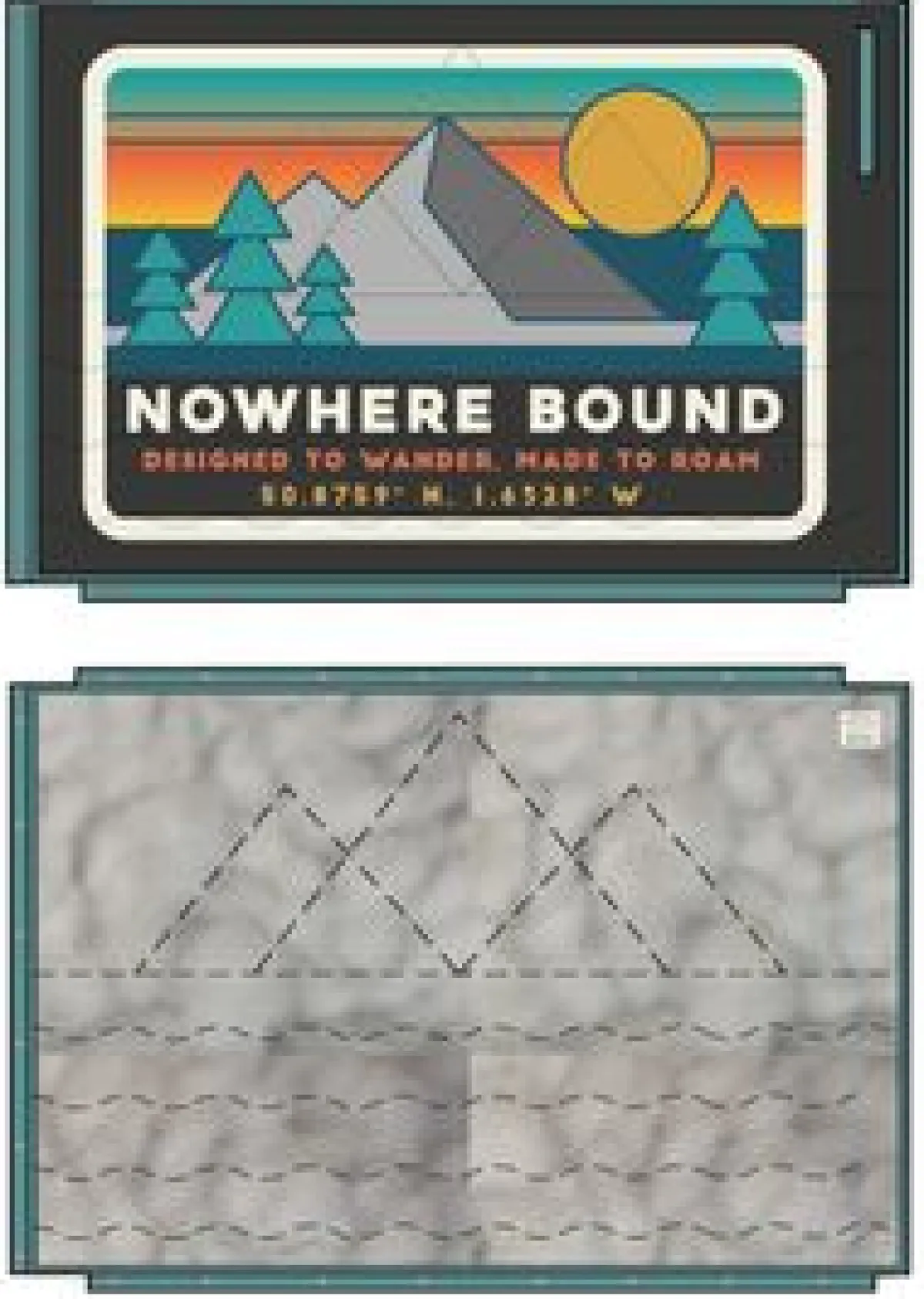 Blankets|Blankets|Passenger Nomadic Recycled Sherpa Blanket - Black 'Nowhere Bound' Print Black'NowhereBound'Print