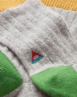 Socks|Passenger Noosa Recycled Crew Socks - Gray Marl GrayMarl