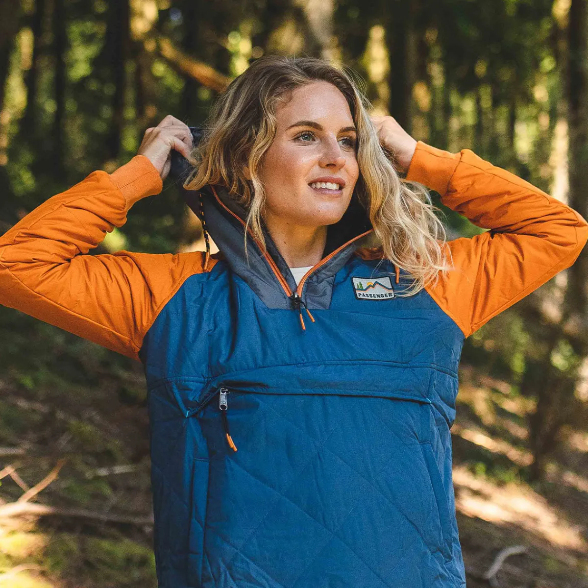 Insulated|Jackets|Passenger Ocean Recycled Insulated Half Zip Jacket - Ensign Blue EnsignBlue