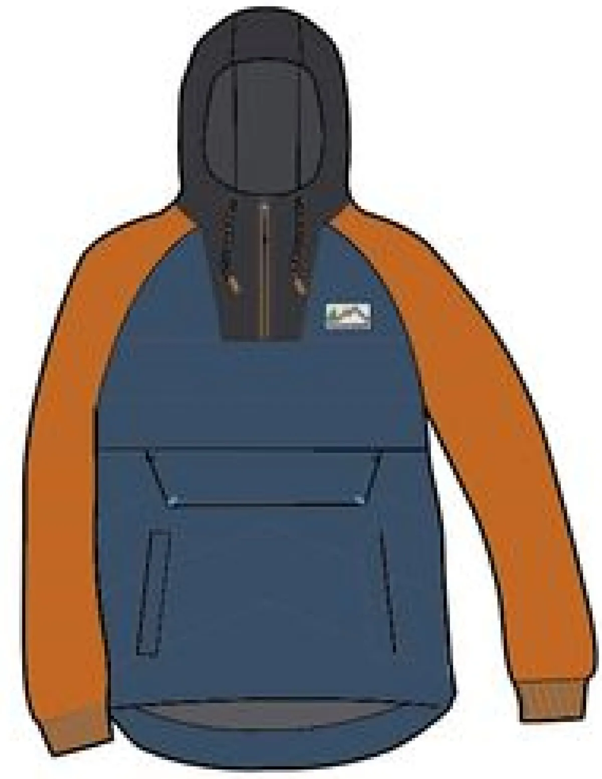 Insulated|Jackets|Passenger Ocean Recycled Insulated Half Zip Jacket - Ensign Blue EnsignBlue