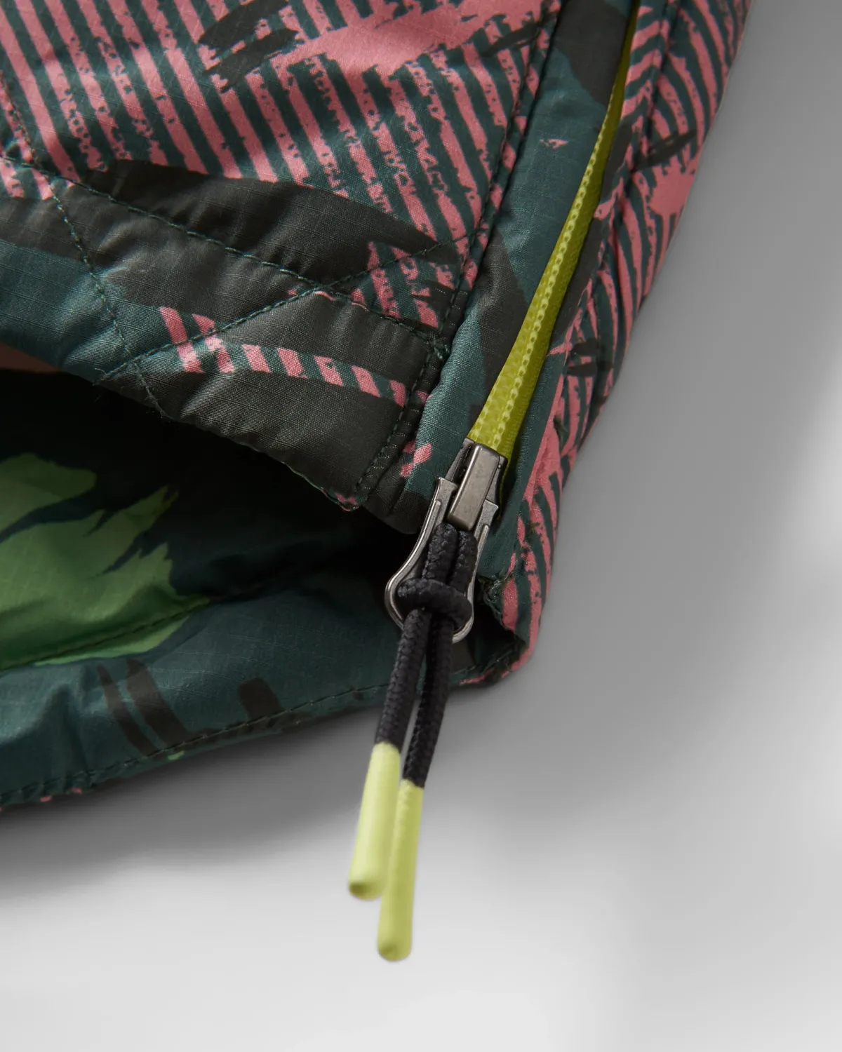 Jackets|Insulated|Passenger Ocean Recycled Insulated Half Zip Jacket - Abstract Mountain Fir Tree AbstractMountainFirTree