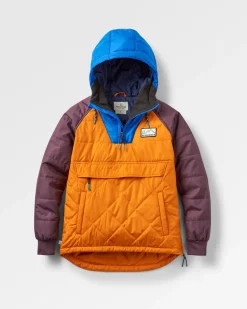 Insulated|Jackets|Passenger Ocean Recycled Insulated Half Zip Jacket - Sunrise Orange SunriseOrange