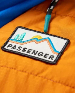 Insulated|Jackets|Passenger Ocean Recycled Insulated Half Zip Jacket - Sunrise Orange SunriseOrange