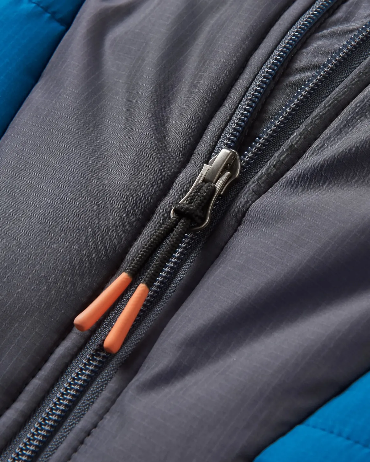 Jackets|Insulated|Passenger Oceanic Recycled Insulated Half Zip Jacket - Tidal Blue/Burnt Orange TidalBlue/BurntOrange