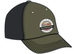 Hats & Caps|Caps & Hats|Passenger Odyssey Mesh Snapback Hat - Khaki Green KhakiGreen