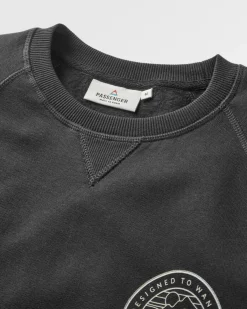 Sweatshirts|Hoodies & Sweatshirts|Passenger Odyssey Organic Cotton Long Sleeve Sweatshirt - Black