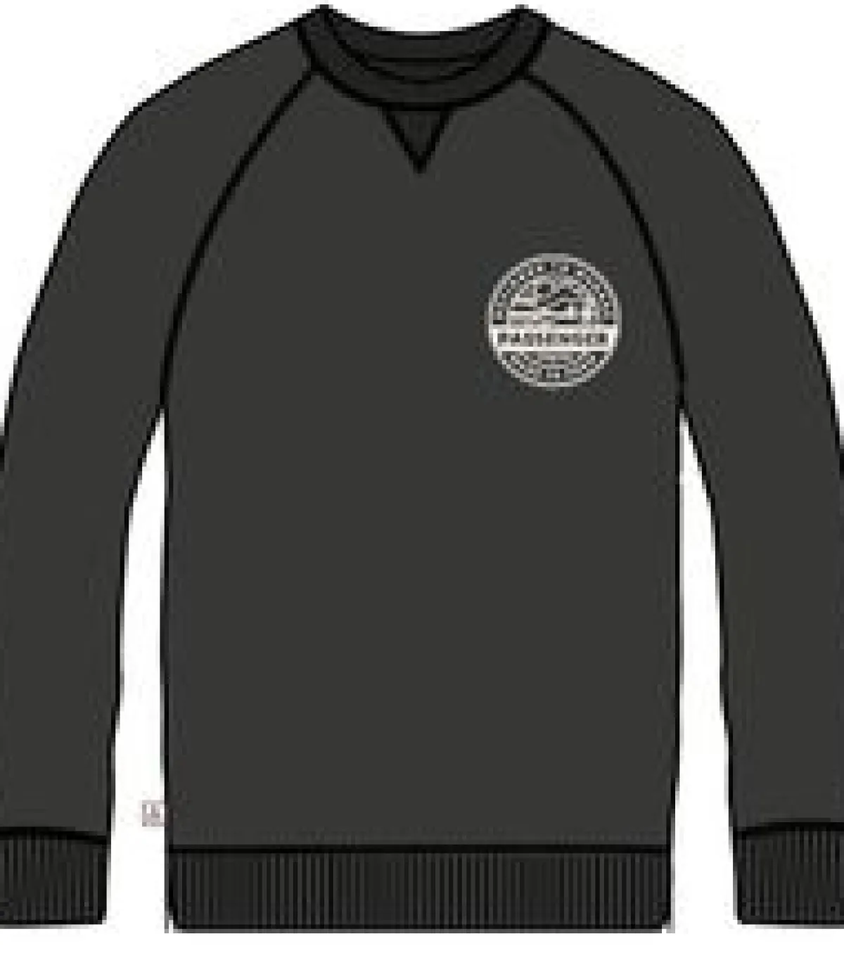 Sweatshirts|Hoodies & Sweatshirts|Passenger Odyssey Organic Cotton Long Sleeve Sweatshirt - Black