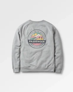 Sweatshirts|Hoodies & Sweatshirts|Passenger Odyssey Organic Cotton Sweatshirt - Mid Gray Marl MidGrayMarl
