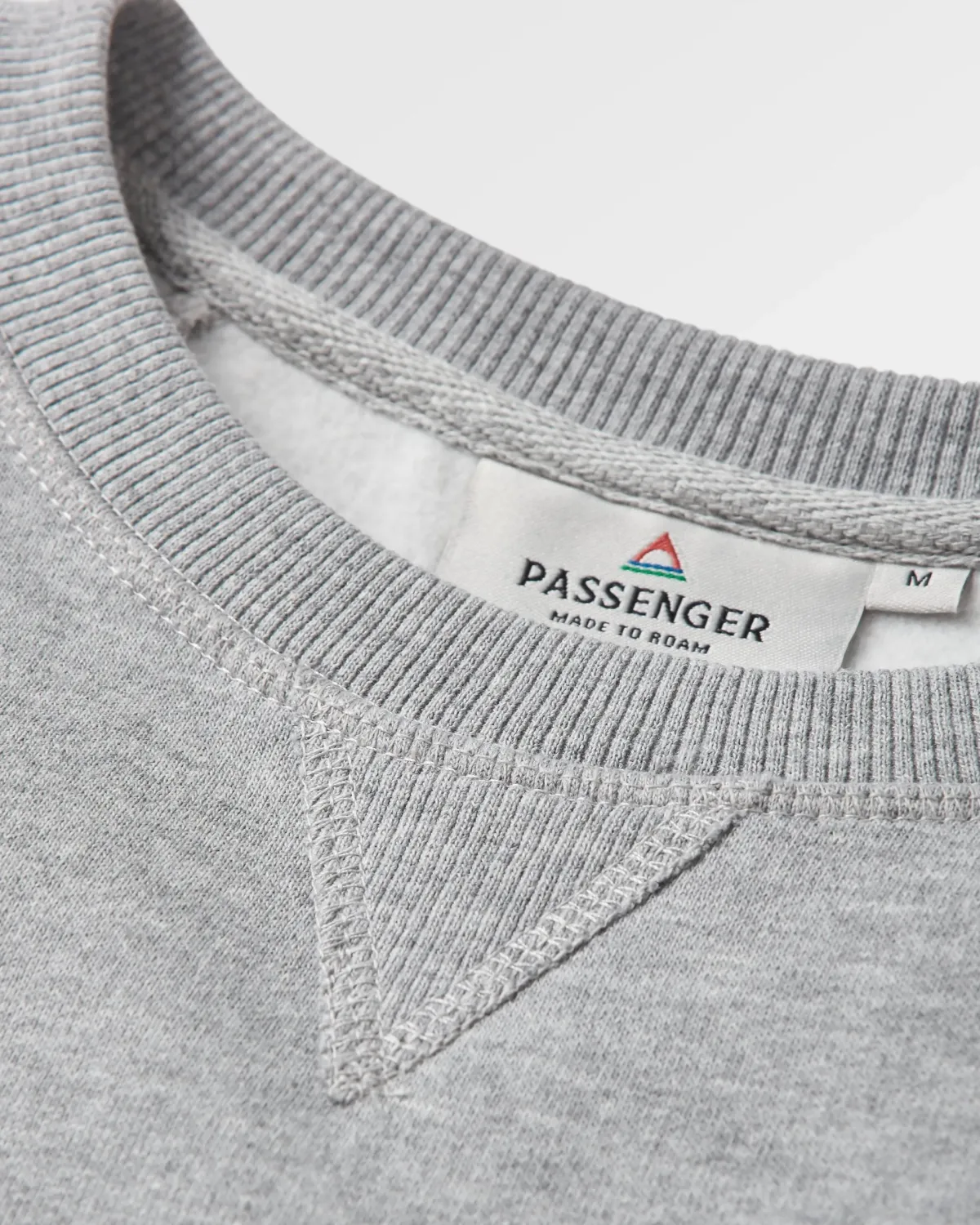 Sweatshirts|Hoodies & Sweatshirts|Passenger Odyssey Organic Cotton Sweatshirt - Mid Gray Marl MidGrayMarl