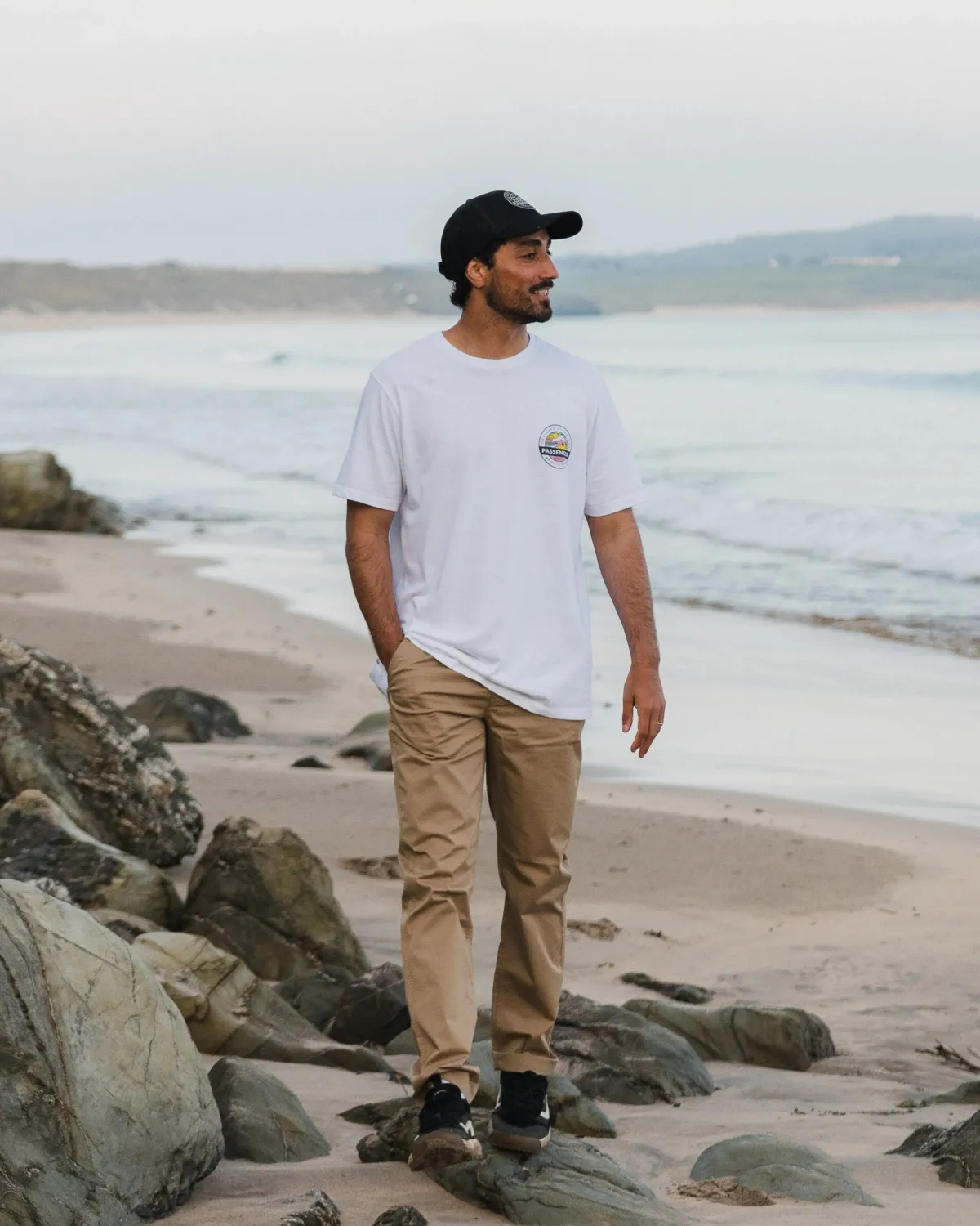 T-Shirts & Tank Tops|T-Shirts & Tank Tops|Passenger Odyssey Recycled Cotton T-Shirt - White