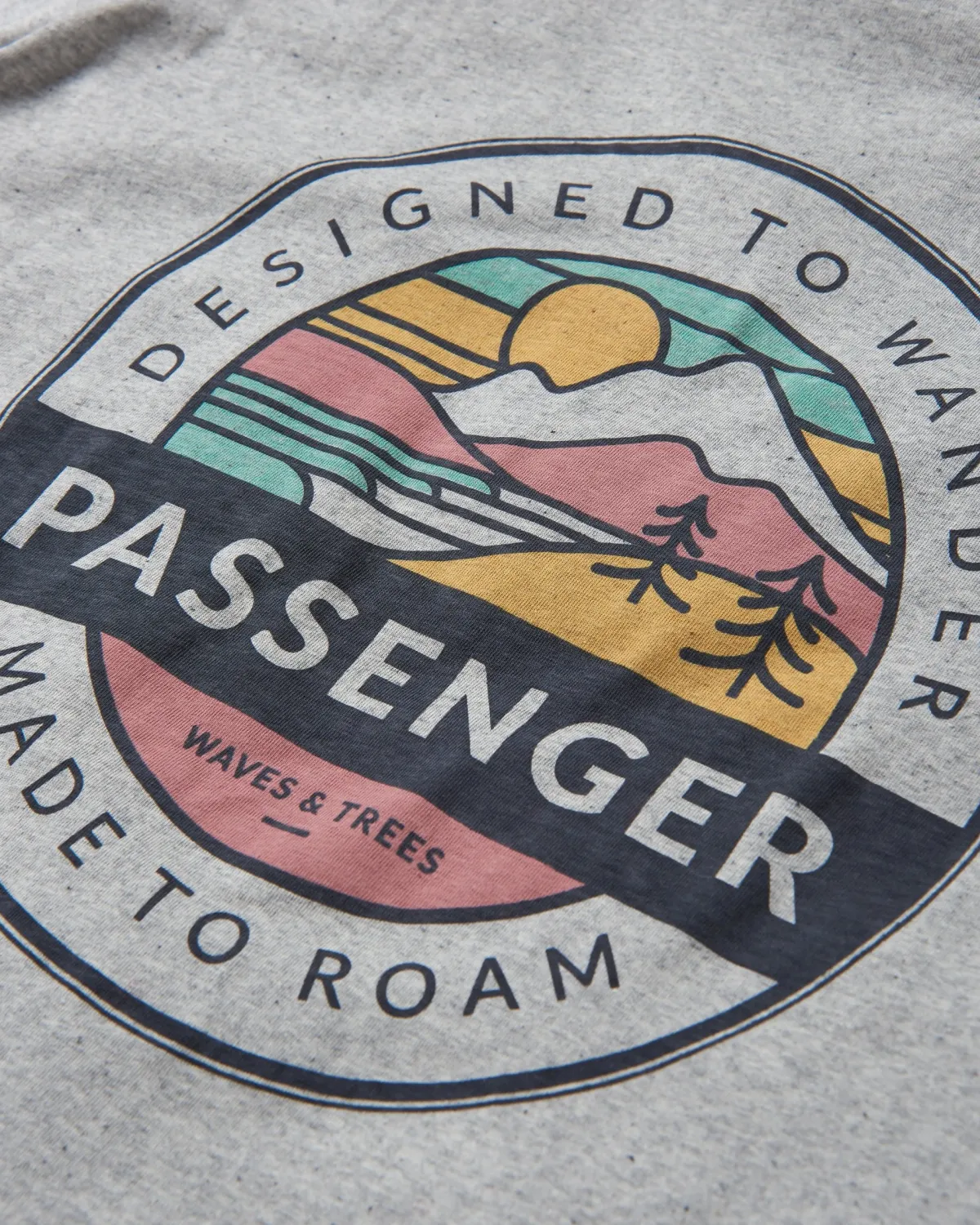 T-Shirts & Tank Tops|T-Shirts & Tank Tops|Passenger Odyssey Recycled Cotton T-Shirt - Gray Marl GrayMarl