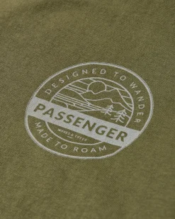 T-Shirts & Tank Tops|T-Shirts & Tank Tops|Passenger Odyssey Recycled Cotton T-Shirt - Khaki Green KhakiGreen