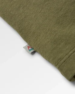 T-Shirts & Tank Tops|T-Shirts & Tank Tops|Passenger Odyssey Recycled Cotton T-Shirt - Khaki Green KhakiGreen