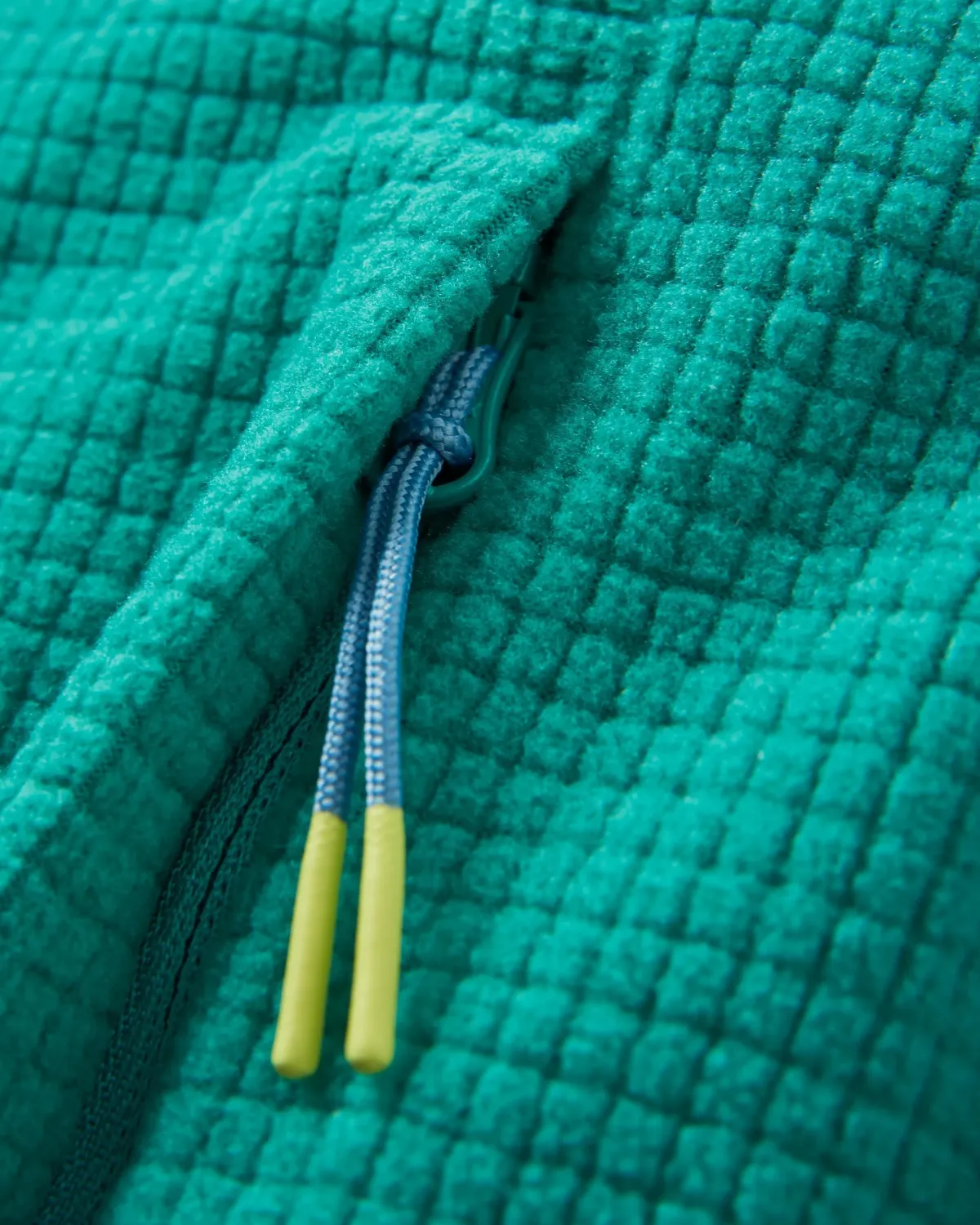 Outdoor Active|Passenger Off Trail Recycled Grid Polar Fleece - Rich Navy/Green Lake RichNavy/GreenLake