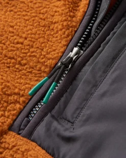 Fleece|Fleece|Passenger Offgrid 2.0 Half Zip Recycled Sherpa Fleece - Glazed Ginger GlazedGinger