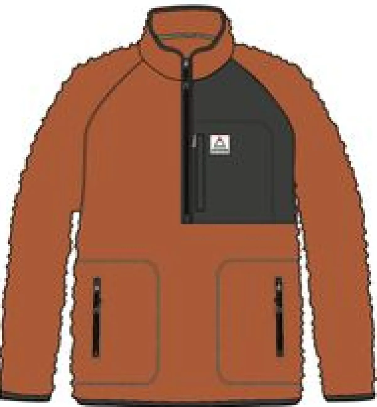 Fleece|Fleece|Passenger Offgrid 2.0 Half Zip Recycled Sherpa Fleece - Glazed Ginger GlazedGinger