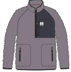 Fleece|Fleece|Passenger Offgrid 2.0 Half Zip Recycled Sherpa Fleece - Dusty Lilac DustyLilac