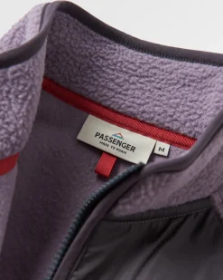 Fleece|Fleece|Passenger Offgrid 2.0 Half Zip Recycled Sherpa Fleece - Dusty Lilac DustyLilac