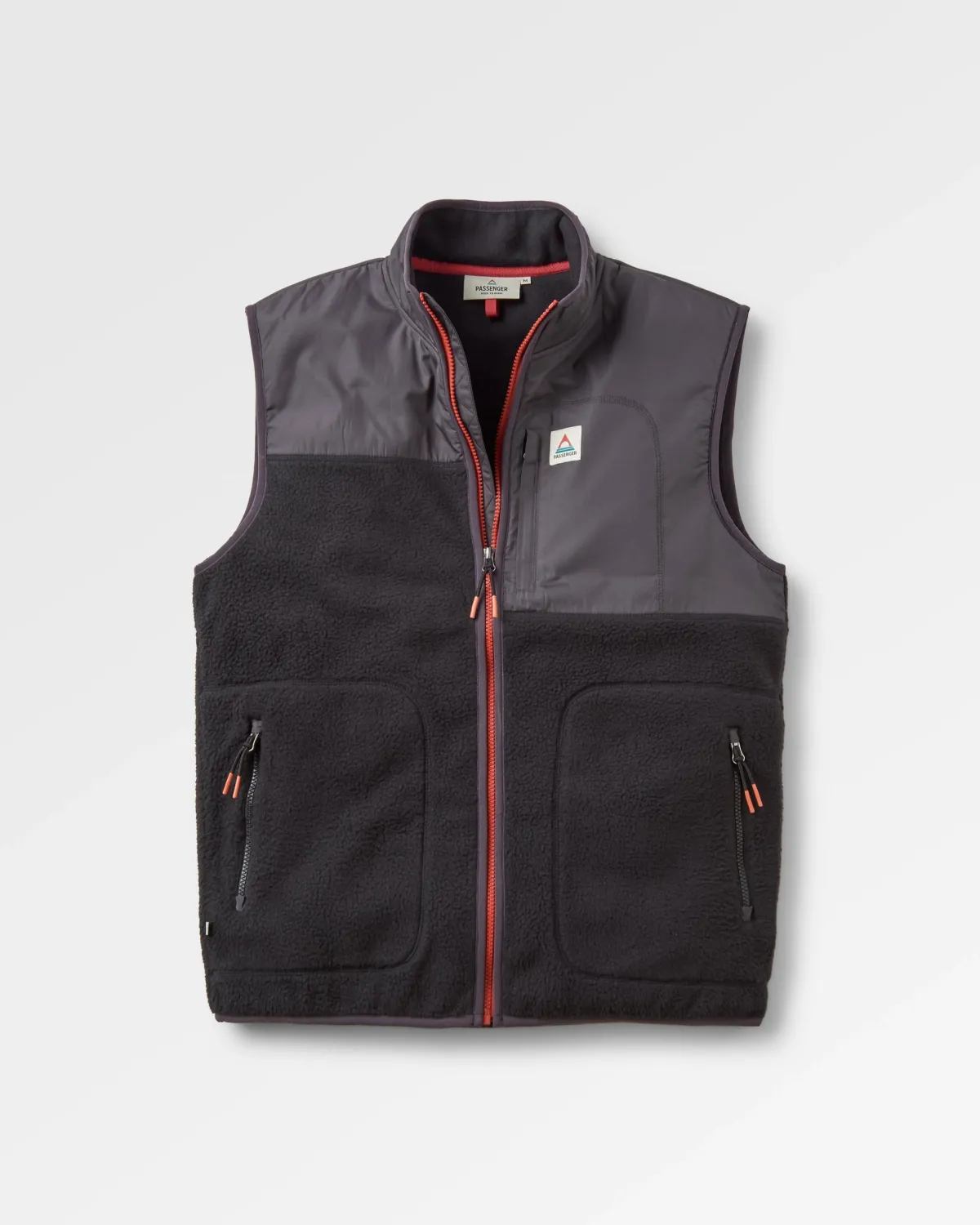 Fleece|Fleece|Passenger Offgrid Recycled Sherpa Fleece Vest - Black