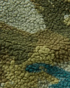 Fleece|Fleece|Passenger Offroad Recycled Sherpa Half Zip Fleece - Alpine Camo Khaki Green AlpineCamoKhakiGreen