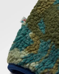 Fleece|Fleece|Passenger Offroad Recycled Sherpa Half Zip Fleece - Alpine Camo Khaki Green AlpineCamoKhakiGreen